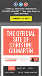 Mobile Screenshot of christine-gilmartin.com