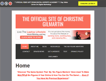 Tablet Screenshot of christine-gilmartin.com